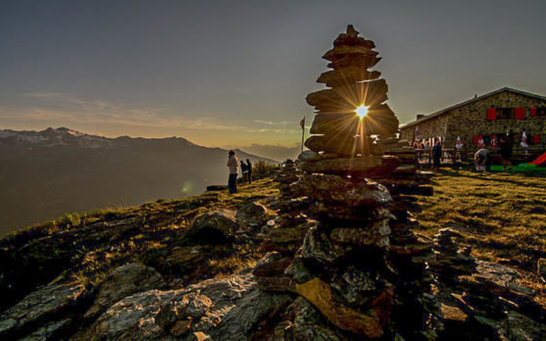 Sommer in den Bergen taut VAl D'Annviers